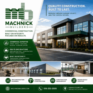 Machnick Builders commercial construction services in Albany County and the Capital Region NY